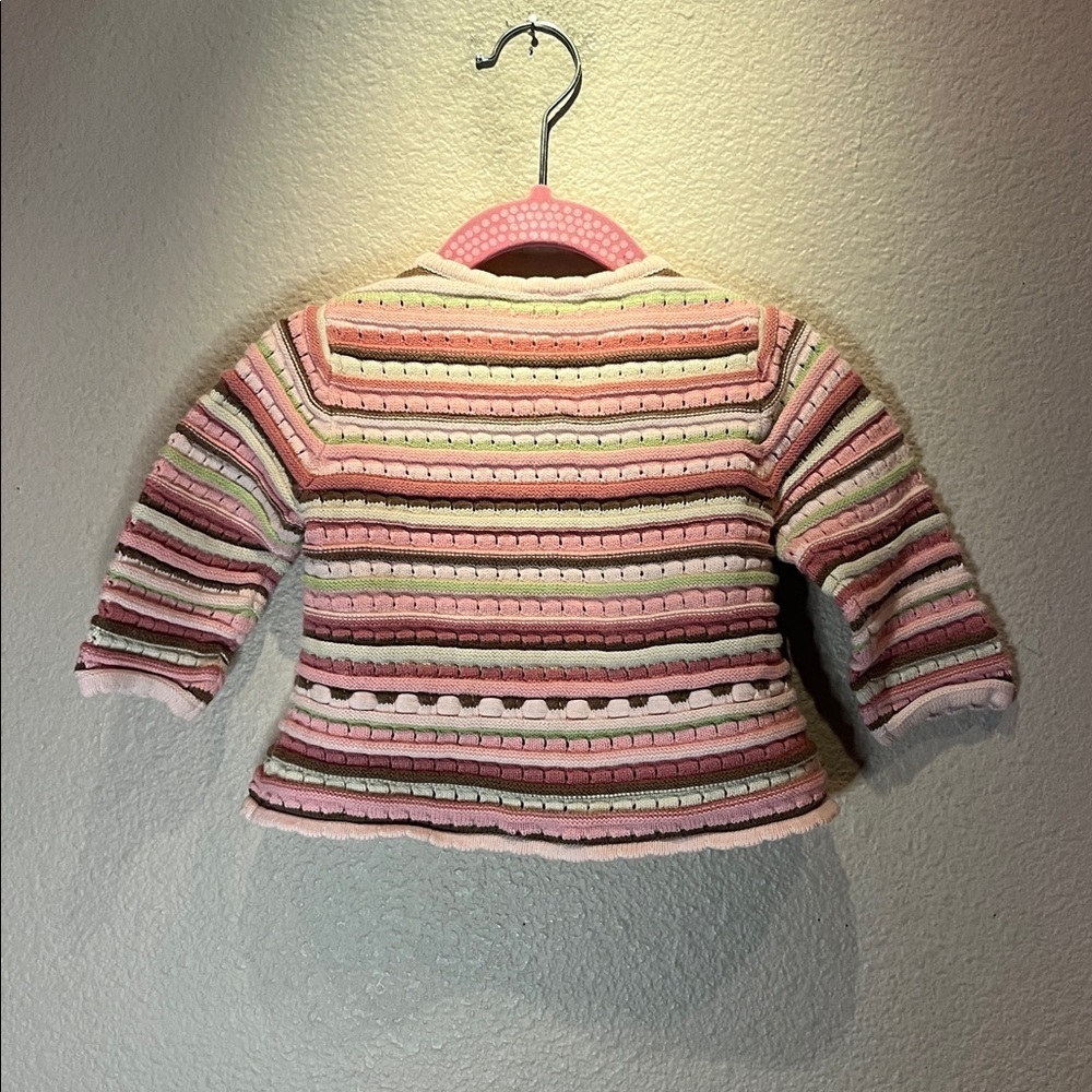Gymboree Baby Girl’s Vintage Cardigan Sweater Grown With Love Size 12-18 Months - Picture 6 of 7